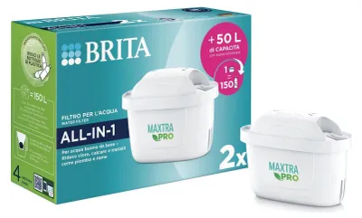 Produktbild von Brita MAXTRA PRO - PURE PERFORMANCE (ex ALL-IN-1) PACK 2, 2 Stück(e), Brita, Wasserfilterkartusche