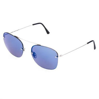 Image de Lunettes de soleil unie LGR MAASAI-SILVER-00 argent (ø 54 mm)