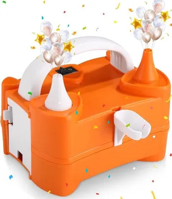 Image de Pompe à ballons électrique 400 W, automatique, pour la décoration de fêtes