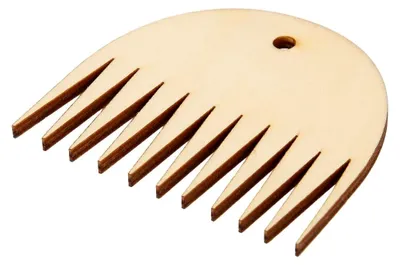 Produktbild von Webkamm aus Holz mit 11 Zähnen für Webprojekte