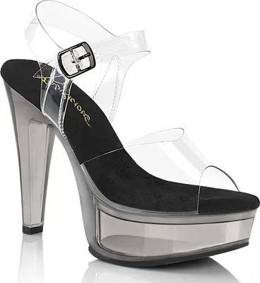Produktbild von MARTINI-508 Damen Sandale von Fabulicious, Transparent Schwarz , EU 36, US 6