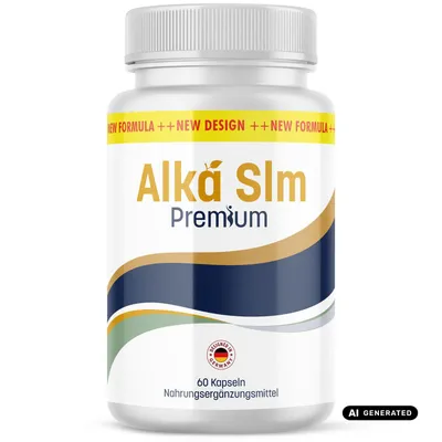 Produktbild von Alka Slm Premium Kapseln | Ideal begleitend für dein Ziel | 60 Kapseln, KI-generiertes Bild