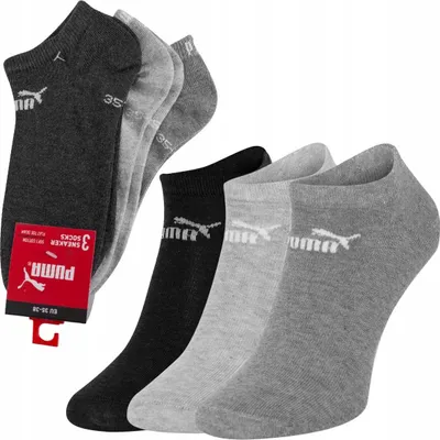 Produktbild von Y7577 PUMA 3er-Pack Socken, Puma Socken Größe 35-38