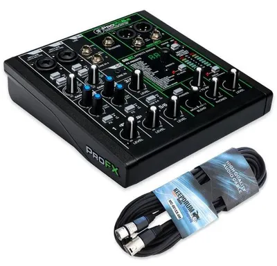 Produktbild von Mackie Mischpult ProFX6v3 6-kanaliger Analogmixer mit Kabel