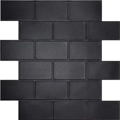 Obrázok produktu pre Famanu samolepiace 3D obklady na stenu – 10 kusov, hrúbka 1,6 mm, biela farba