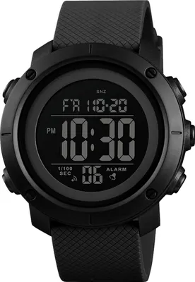 Zdjęcie produktu dla SKMEI 1426 Zegarek męski z mechanizmem cyfrowym 5ATM Wodoodporny podświetlenie EL Zewnętrzny zegarek sportowy Tydzień Miesiąc 12/24-godzinny alarm Odliczanie Stoper Zegarek na rękę dla mężczyzn z paskiem PU