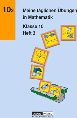 Produktbild von Meine täglichen Übungen in Mathematik. Klasse 10 Heft 3