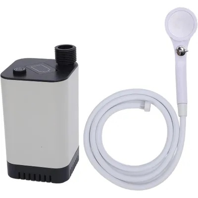 Produktbild von Tragbare Campingdusche Gefilterte Dusche Campingdusche Tragbare Dusche 5200mAh Akku Tragbare Dusche Outdoor Duschset Outdoor-Wanderungen Strandreisen