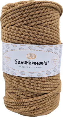 Produktbild von Geflochtene Baumwollkordel mit Kern 5mm 100m, Makrameegarn, Makrameekordel, Häkelkordel, Makramee-Schnur, natürliches Garn, Kordel 5mm, Basteln