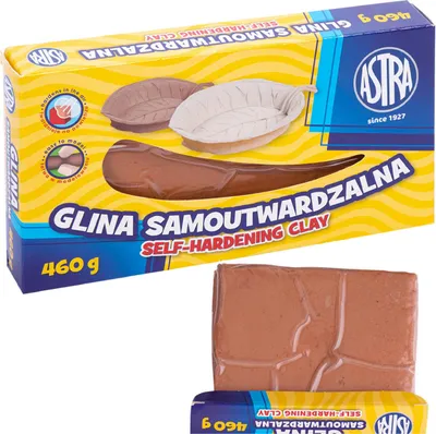 Produktbild von ASTRA Selbsthärtender Ton 460g Terrakotta, 83810909
