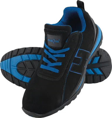Produktbild von Arbeitsschuhe SB SRA Halbschuhe Wildleder schwarz/blau 40