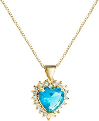 Produktbild von EM-20879 Halskette in Gold und Blau für Damen KP20879