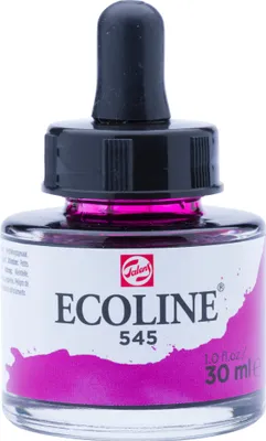 Produktbild von Ecoline Flüssige Wasserfarbe Flasche 30 ml Rotviolett 545