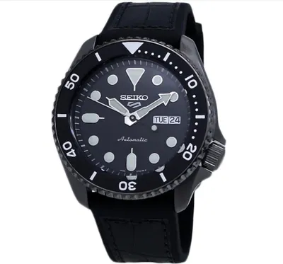 Produktbild von Seiko 5 Sports Automatik Schwarz Kautschuk SRPD65K3