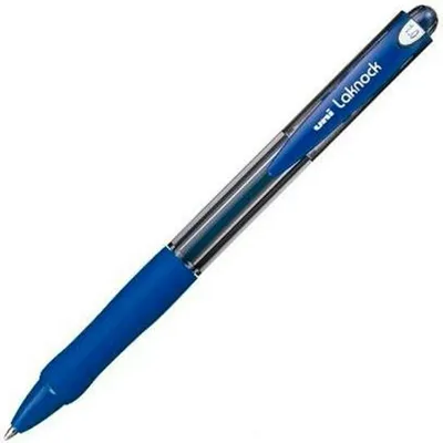 Produktbild von Flüssigtintenstift Uni-Ball Rollerball Laknock SN-100 Blau 0,4 mm (12 Stücke)