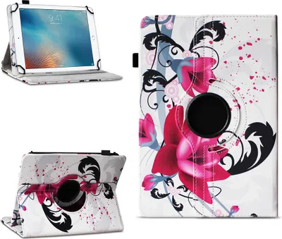 Produktbild von Tablet Hülle für Apple iPad 2017 2018 2019 2020 Tasche Schutzhülle Case DrehbarFarben:Motiv 7