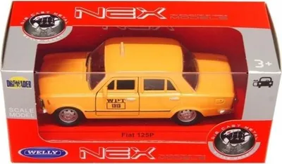 Produktbild von Fiat 125p 1:39 Taxi orange WELLY