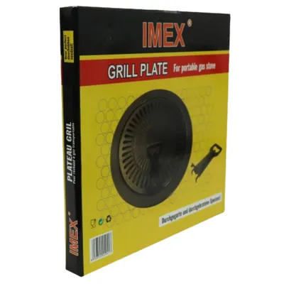 Produktbild von IMEX Grillplatte Grillaufsatz für tragbare Gaskocher 32 cm