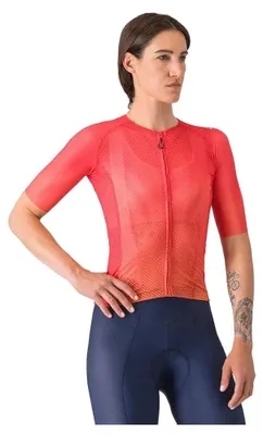 Immagine prodotto di Maglia da ciclismo a maniche corte Castelli A/C, colore rosso, taglia M, per donna