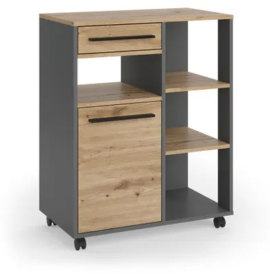 Obrázok produktu pre Kuchynský bufet Vicco Pure Remeselný dub/antracitová 72.2 x 90.8 cm, Model 59913