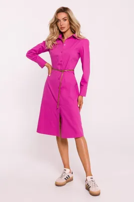 Produktbild von Made of Emotion Hemdblusenkleid für Damen Juxal M804 rosa S