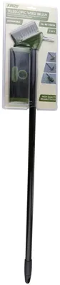 Obrázek produktu pro Kinzo teleskopický kartáč na plevel 3 v 1 - Kartáč na plevel se škrabkou a škrabkou - Délka 80-140 cm - Čistí spáry dlažby - Ergonomické zahradní nářadí na terasu a příjezdovou cestu