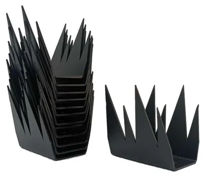 Anti-Kletter-Spikes für Zäune, 12 Stück, Heavy Duty, Metall