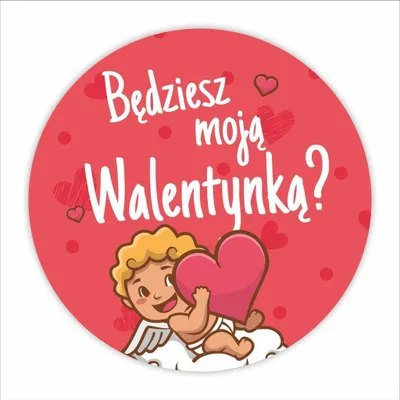 Imagen del producto de Pegatinas de San Valentín: "Serás mi..." (24 unidades)