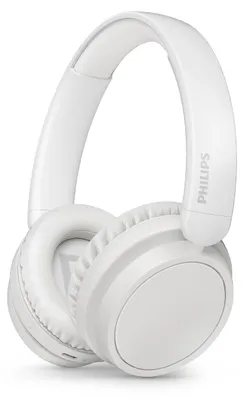 Zdjęcie produktu dla TAH5209WT Bezprzewodowe słuchawki Bluetooth, nauszne, o lekkiej konstrukcji, z pasywną redukcją szumów, 65 godzin pracy na baterii, składane, białe