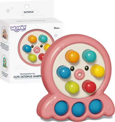 Produktbild von Woopie Arcade Game Stick Maulwurf-Schnur-Oktopus Rosa 2-in-1