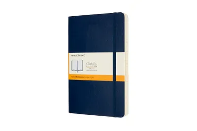 Produktbild von Moleskine Notizbuch - Erweitert, Large/A5, Liniert, Weicher Einband, Saphir