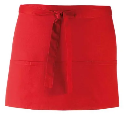 Produktbild von Premier - Taillenschürze "Colours Collection" LT2679 (33 cm x 60 cm) (Rot)