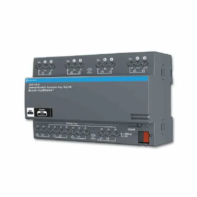 Productafbeelding van Busch-Jaeger schakelrelais, 8-voudig, 6A, type 6251/8.8, 1 stuk.