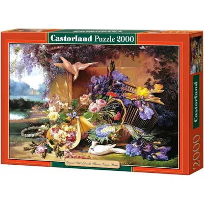 Zdjęcie produktu dla Puzzle 2000 elementów Kopia martwej natury z kwiatami Eugene Bidau
