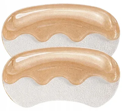 Produktbild von Schaumstoff-Ferseneinlagen für große Schuhe - Einlegbare Schutzeinlagen - Schutzeinlagen für Fersen - Beige