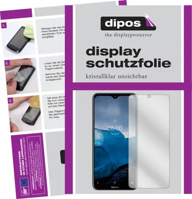 Produktbild von 2x Schutzfolie für Nokia 45328 klar Displayschutzfolie Folie Display Schutz dipos