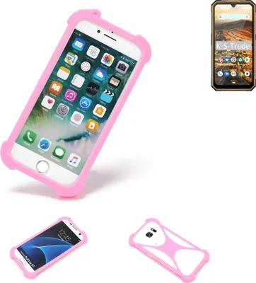 Produktbild von K-S-Trade Handy Hülle kompatibel mit Cubot KingKong 5 Schutz Hülle Bumper Silikon Schutz Hülle Cover Case Silikoncase Silikonbumper TPU Softcase