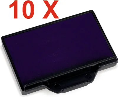 Produktbild von 10 X Trodat Ersatzkissen 6/56 für Professional 5206 – Stempelfarbe violettFür Professional 5117, 5204, 5206, 5460, 5465, 5466/PL, 5558, 5558/PL, 55510, 55510/PL