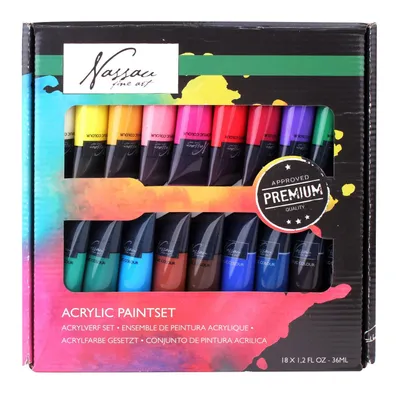 Zdjęcie produktu dla Nassau Nassau Acrylfarben-Set 18x36 ml