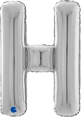 Obrázek produktu pro Obří fóliový balónek s písmeny 26"/66cm | Silver #H