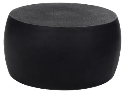 Productafbeelding van Pomax Esther salontafel, zwart, diameter 70 x hoogte 36 cm