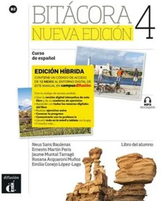 Produktbild von Bitácora nueva edición 4 B2 - Edición híbrida