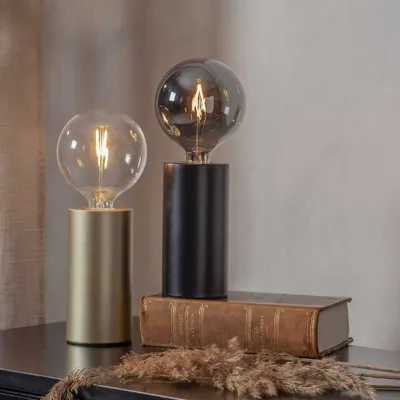 Zdjęcie produktu dla Lampa stołowa metalowa E14 TINY czarny