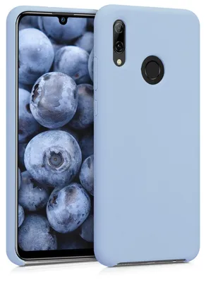 Produktbild von kwmobile Handyhülle für Huawei P Smart (2019) Hülle - Case Silikon - Kabelloses Laden - Schutzhülle Cover in Hellblau matt