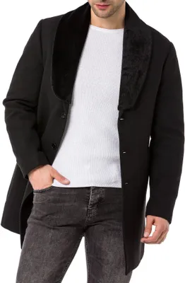 Produktbild von Red Bridge Herren Jacke Trenchcoat Mantel Schwarz L