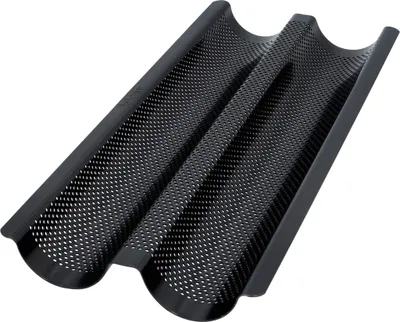 Image de 4 Bread Buddies Plaque De Cuisson 2 Baguettes - Birkmann