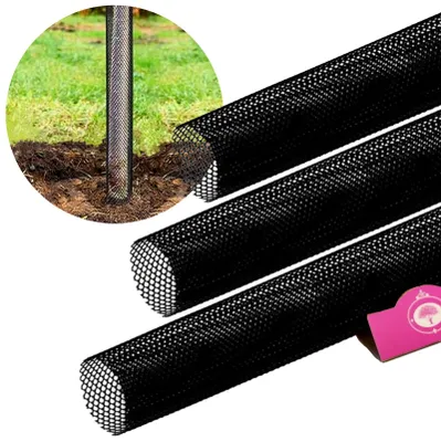 Zdjęcie produktu dla Zestaw 9 osłon na drzewa - Długość 55 cm - Średnica 11 cm - Flexguard - Siatka - Ochrona