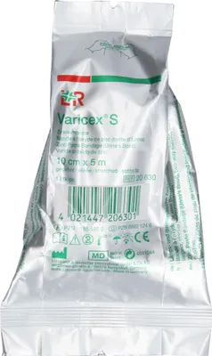 Produktbild von Varicex S Zinkleimbinde 10 cm x 5 m, 1 St. Binde