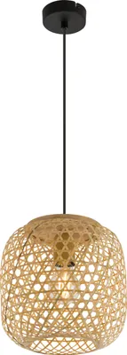 Produktbild von Globo Lighting Hängeleuchte Bambus naturfarben, 1x E27