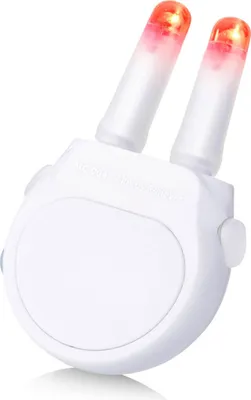 Produktbild von Nasenstecker für Allergiker mit Rotlichtfunktion, Silikon, 6,5x4x1,4 cm, Medizinprodukt Klasse IIa